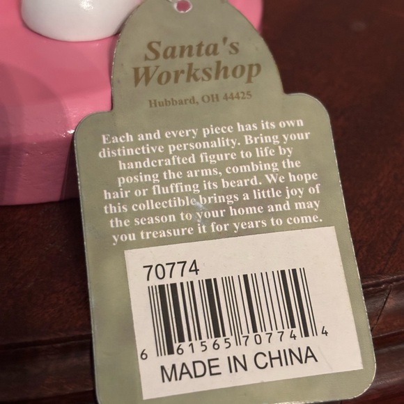 NWT Santa’s Workshop Pink Nurse Decor Nutcracker w/Stethoscope and Clipboard 14” - Picture 3 of 8